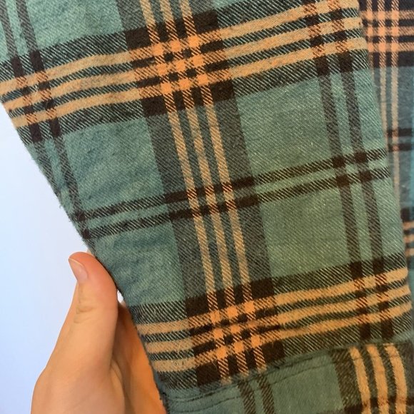 The Men's Store at Sears Size Large Plaid Button Lined Jacket Shirt Shacket - Picture 5 of 8